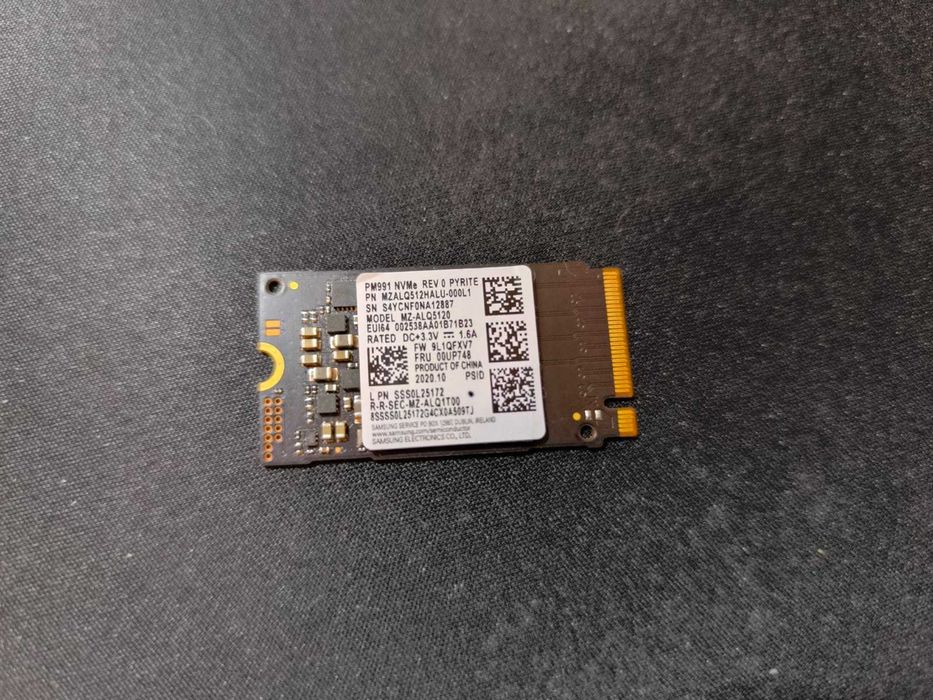Samsung 512GB PM991 SSD M.2 2242 NVME