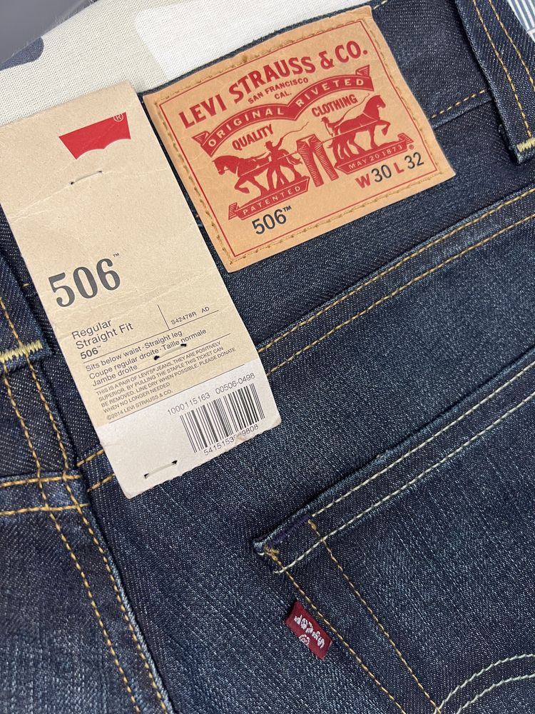 Джинсы мужские «Levi’s» (модель 506) размер 30 (США)