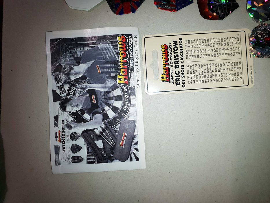 Dardos Harrows com acessórios