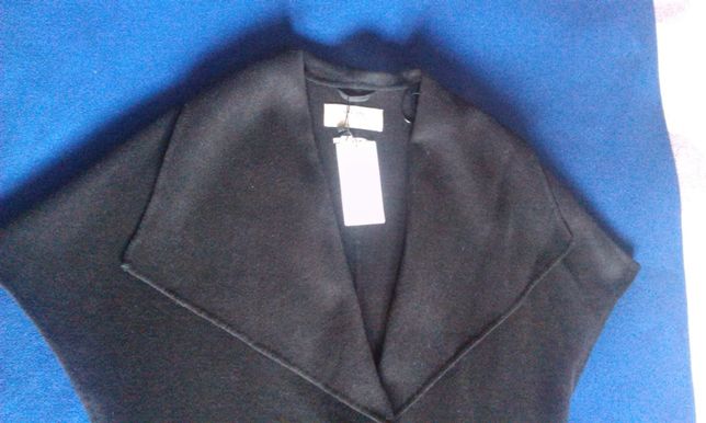 Casaco / capa Preto comprido da Zara handmade S