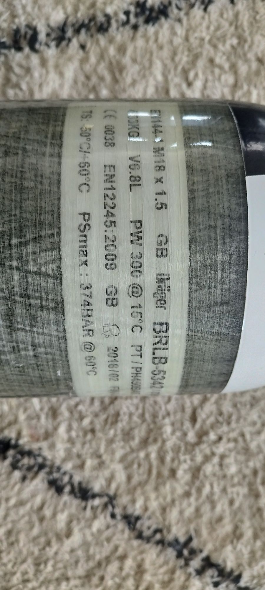Butla kompozytowa Dräger 6,8l/300 bar. Polecam