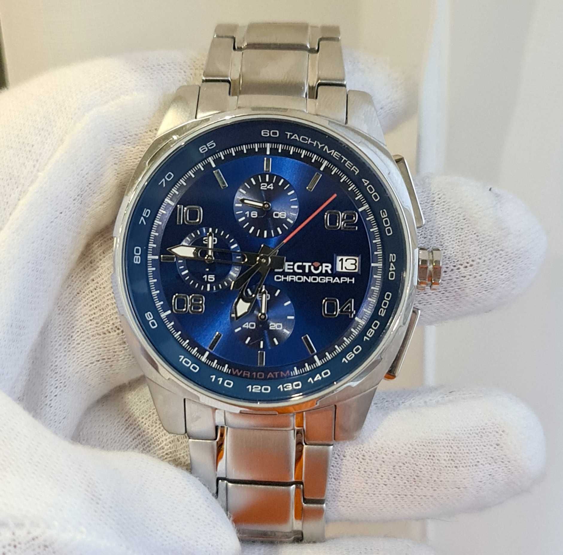 Чоловічий годинник часы Sector 890 Chronograph 44mm Sapphire