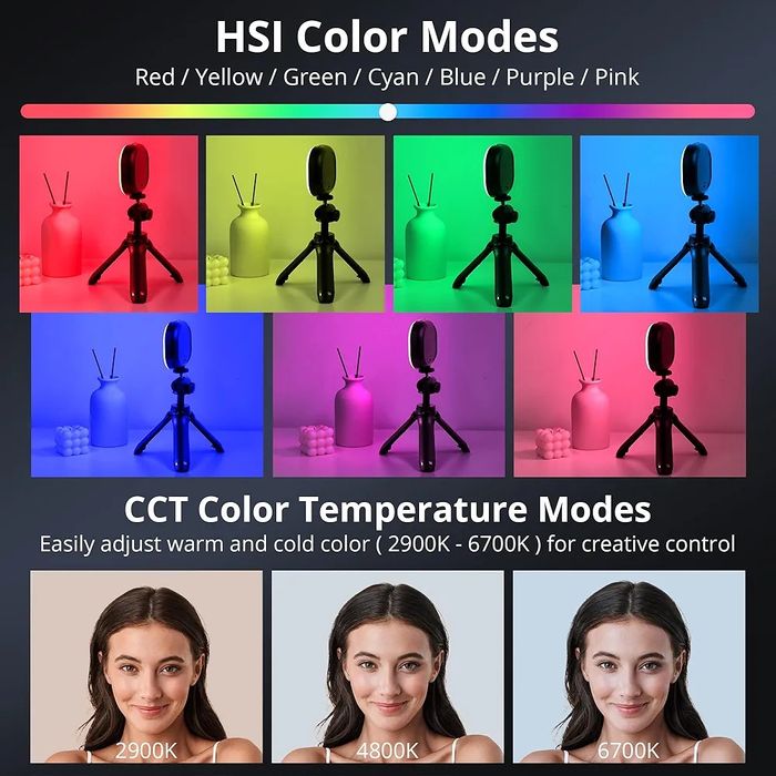 Lampa wideo RGB ATUMTEK O454