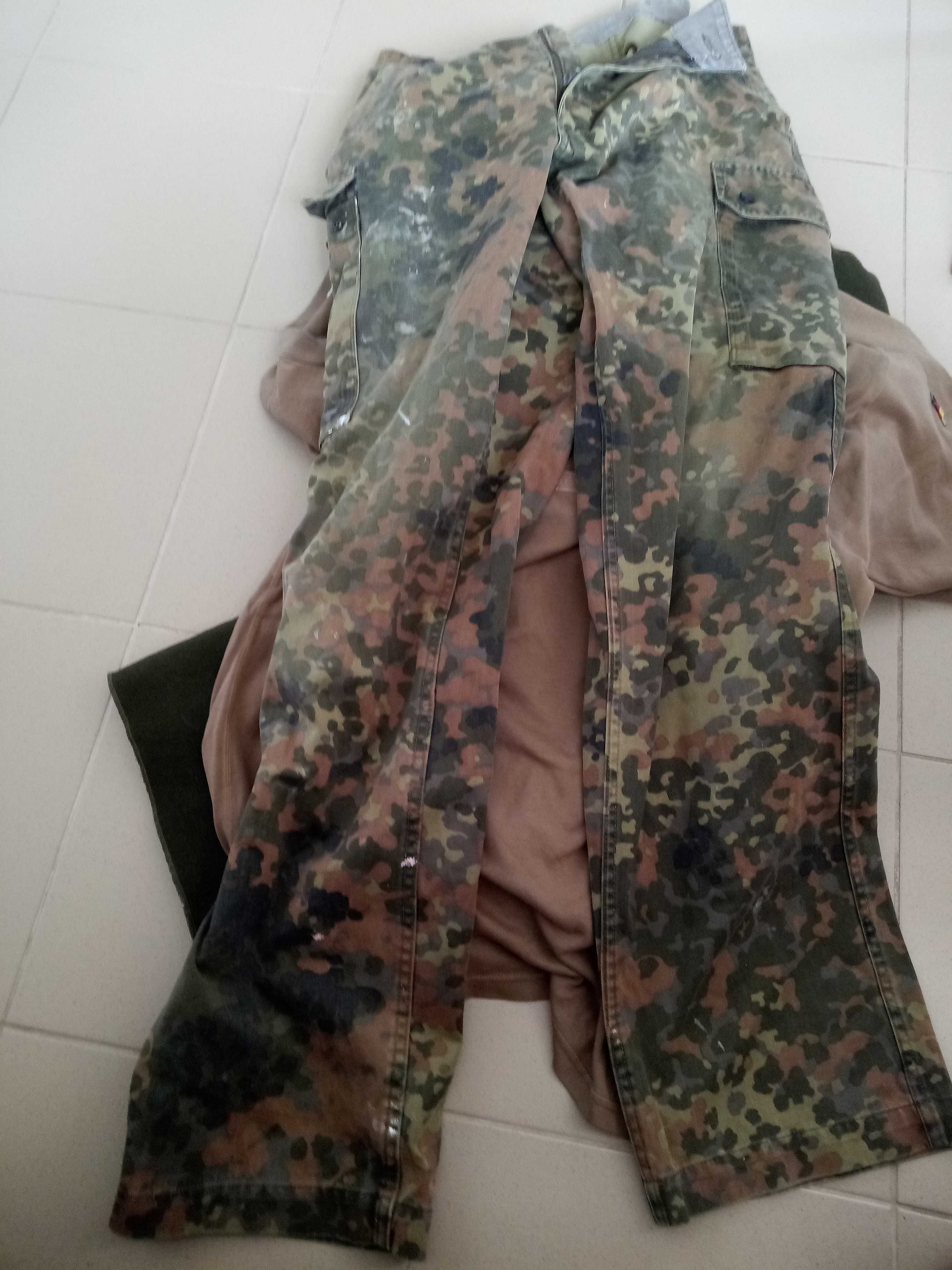 zestaw bundeswehr spodnie ocieplaczex2 koszule x2 męskie lub damskie