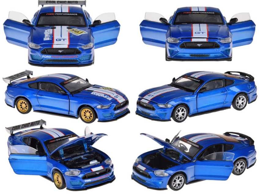 Zestaw metalowe auto TUNING licencjonowane Ford Mustang GT 1:42
