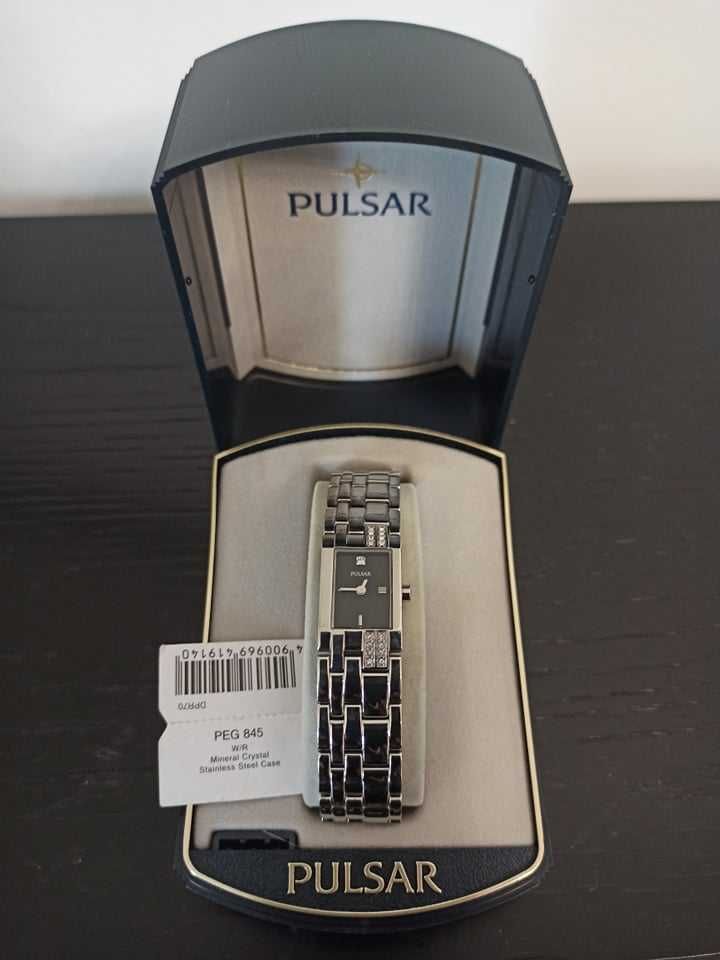 Relógio de Pulso de Senhora (Pulsar PEG 845, Novo e Original) + Oferta