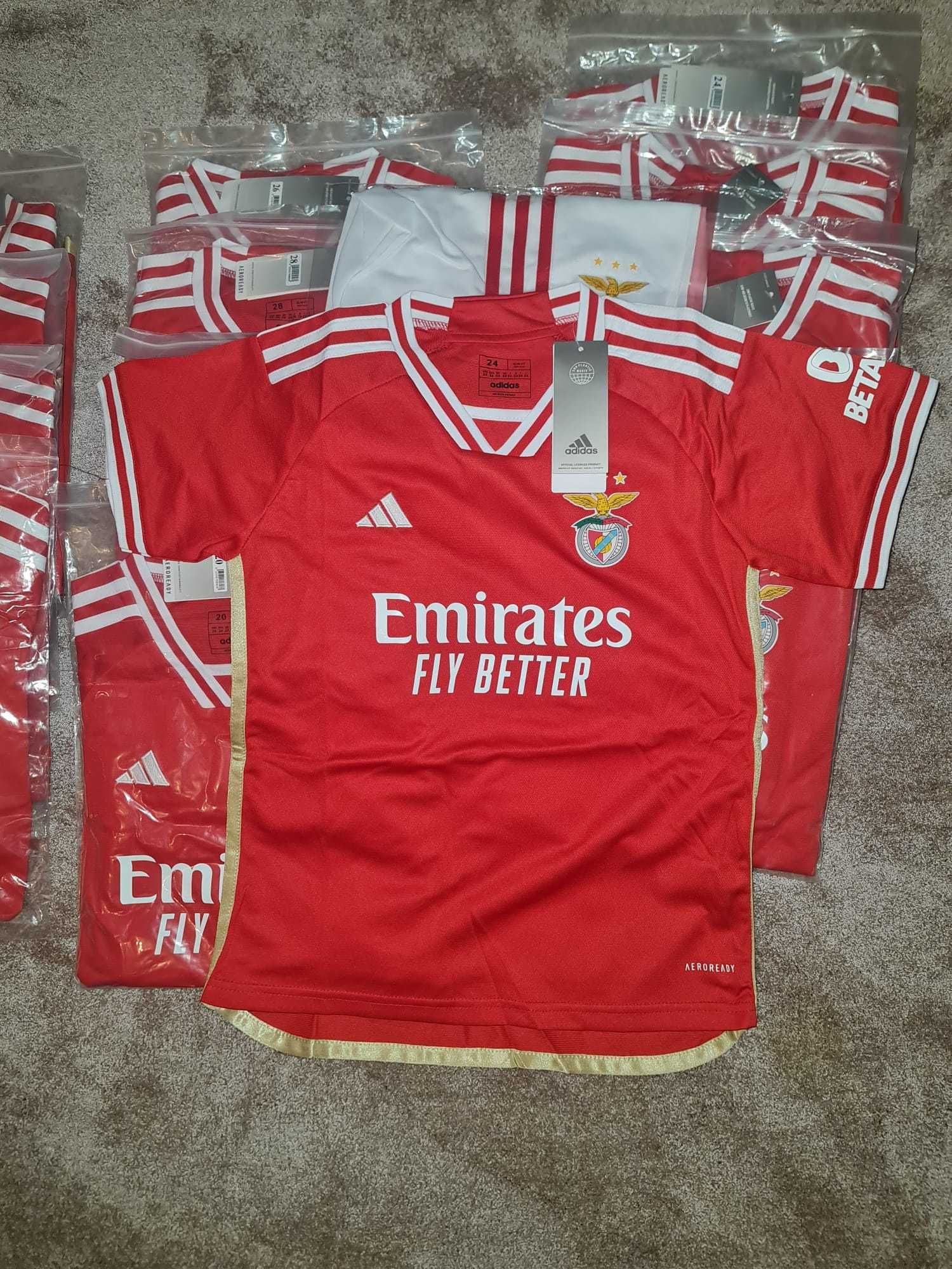 Equipamento criança SL Benfica (e outros)