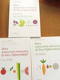 Jak nowy komplet książek Dieta warzywno-owocowa dr Ewy Dąbrowskiej