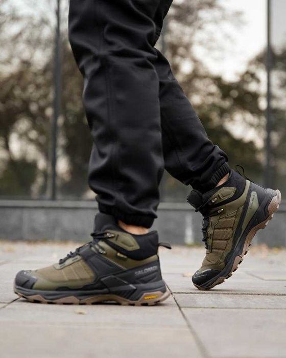 Зимові кросівки Salomon X Ultra 4 Mid хутро (41-46) Черевики чоловічі
