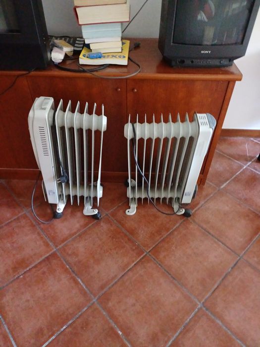 Aquecedores a oleo em prefeito funcionamento