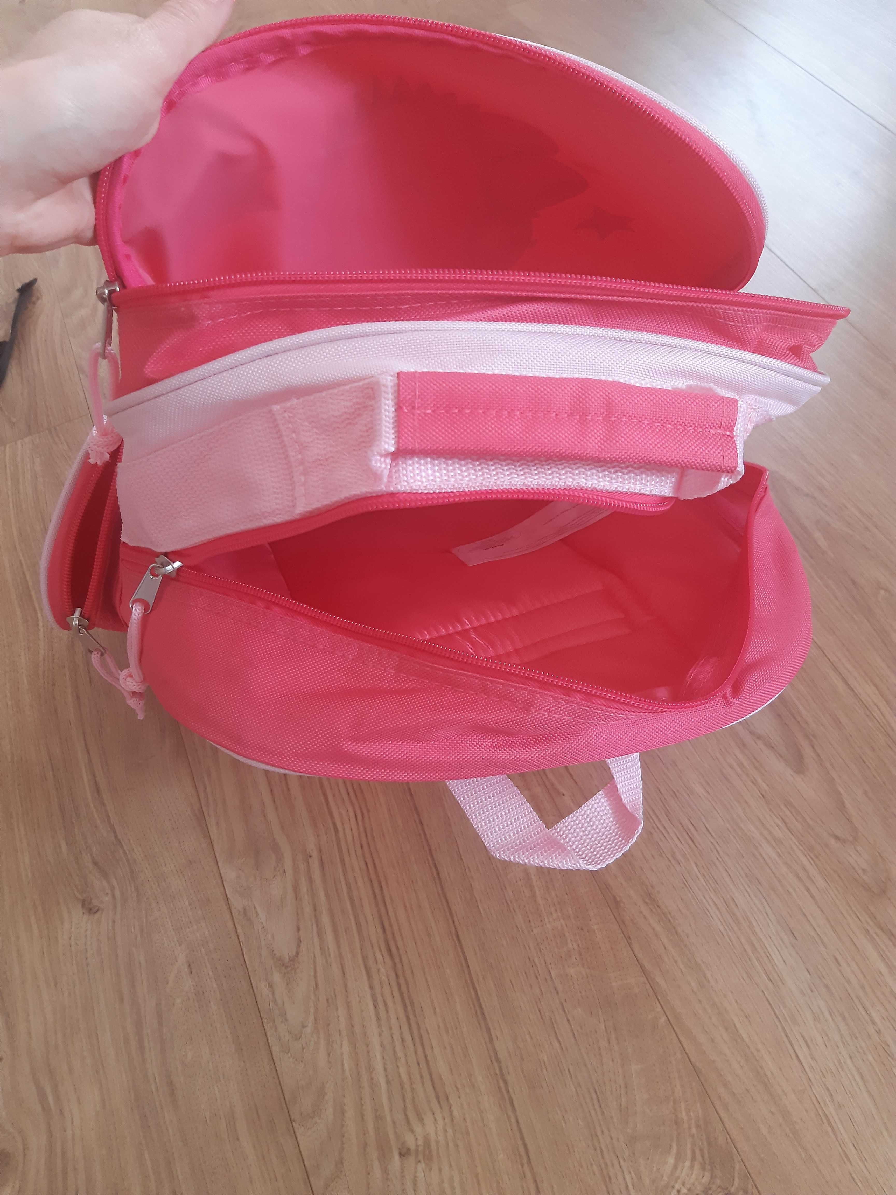 Różowy Plecak Tornister dla dziewczynki dla dziecka