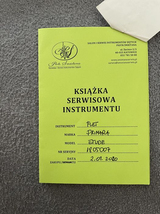 Flet poprzeczny używany Primara