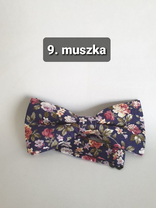 Muszki i poszetki klasyczne, męskie, nowe