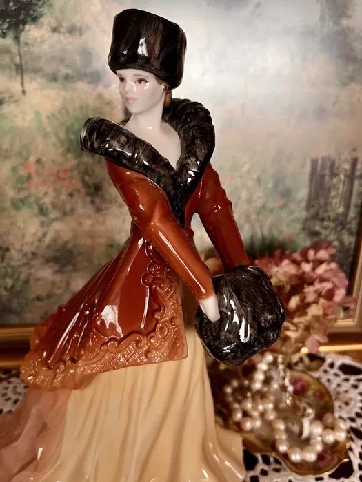 *Royal Worcester Limitowana Angielska Porcelana Figurka Dama Lalka
