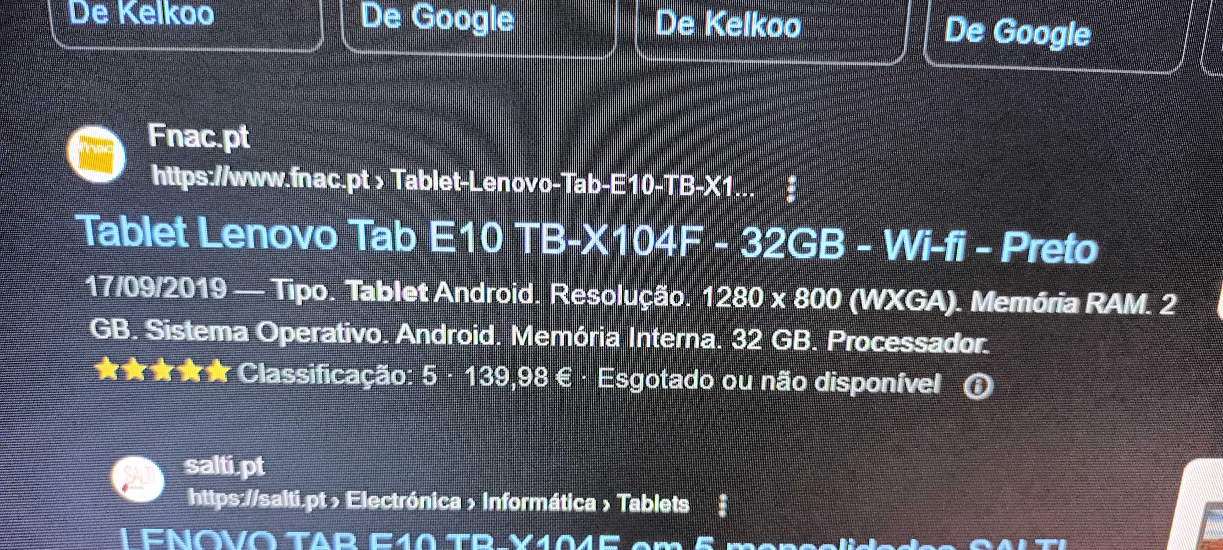 Tablet Lenovo Tab E10 TB-X104F