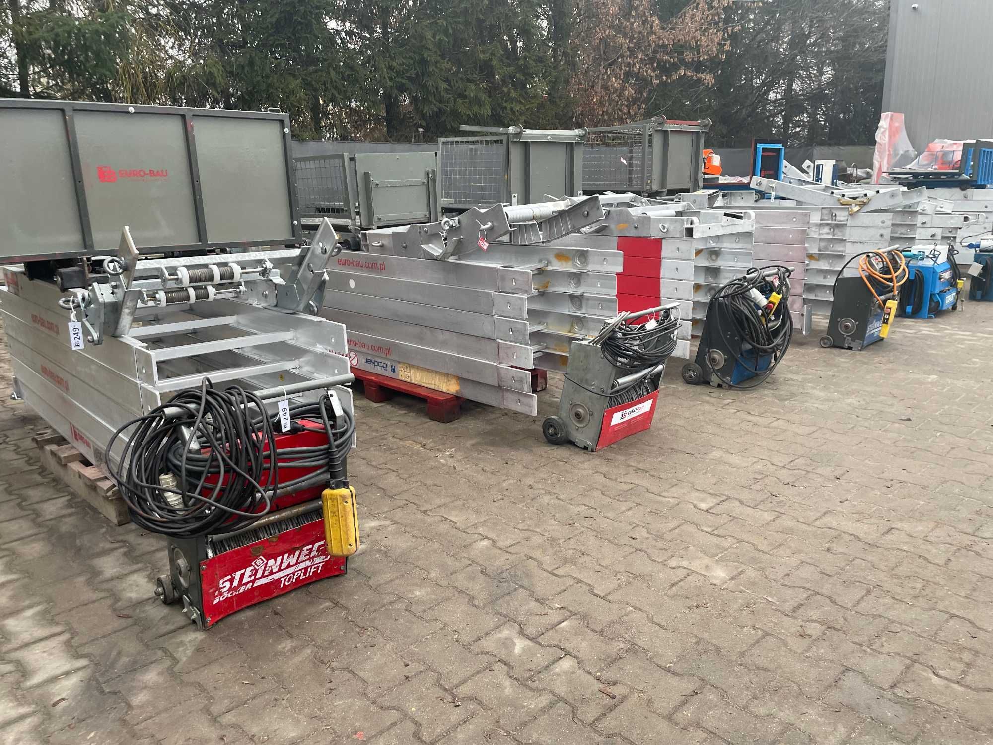 Winda Drabina Dekarska Bocker TOP LIFT 250kg 13-21m Steinweg Geda