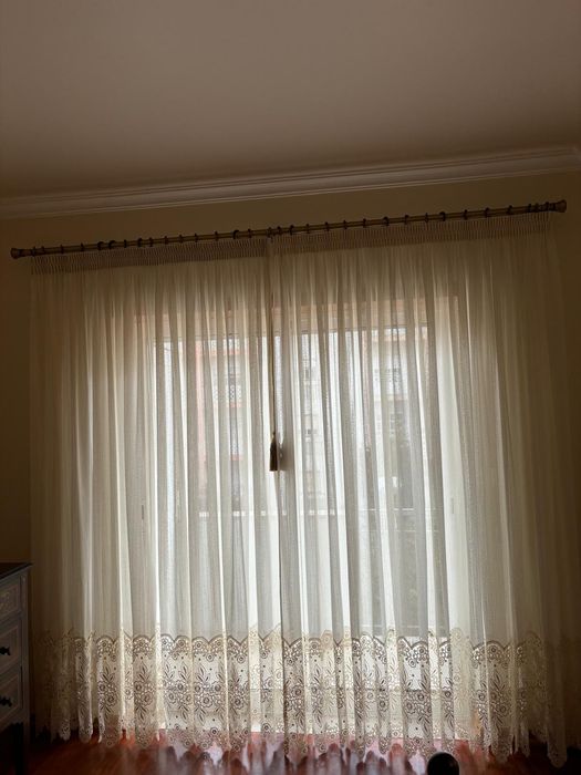 Cortinado de renda