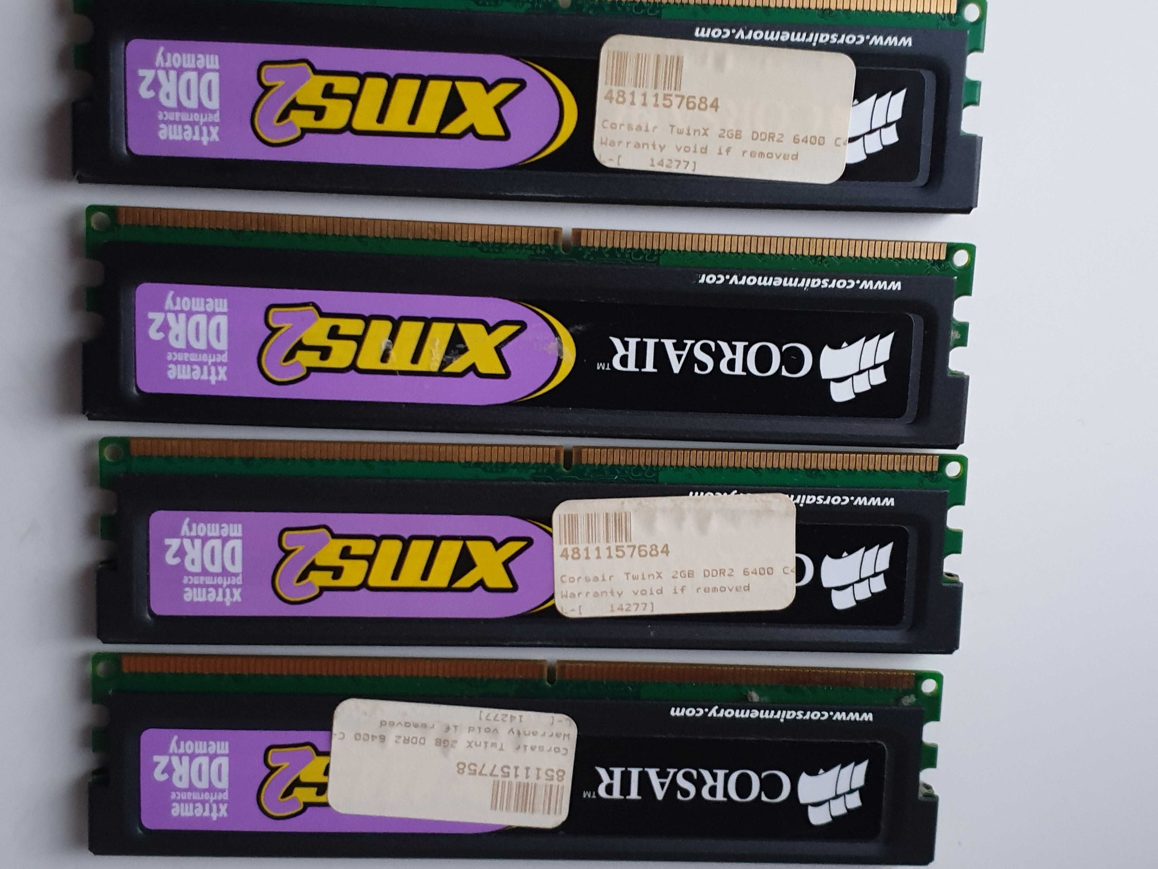 DDR2 SDRAM 2Gb,  Corsair, CM2X1024-6400, 800MHz,