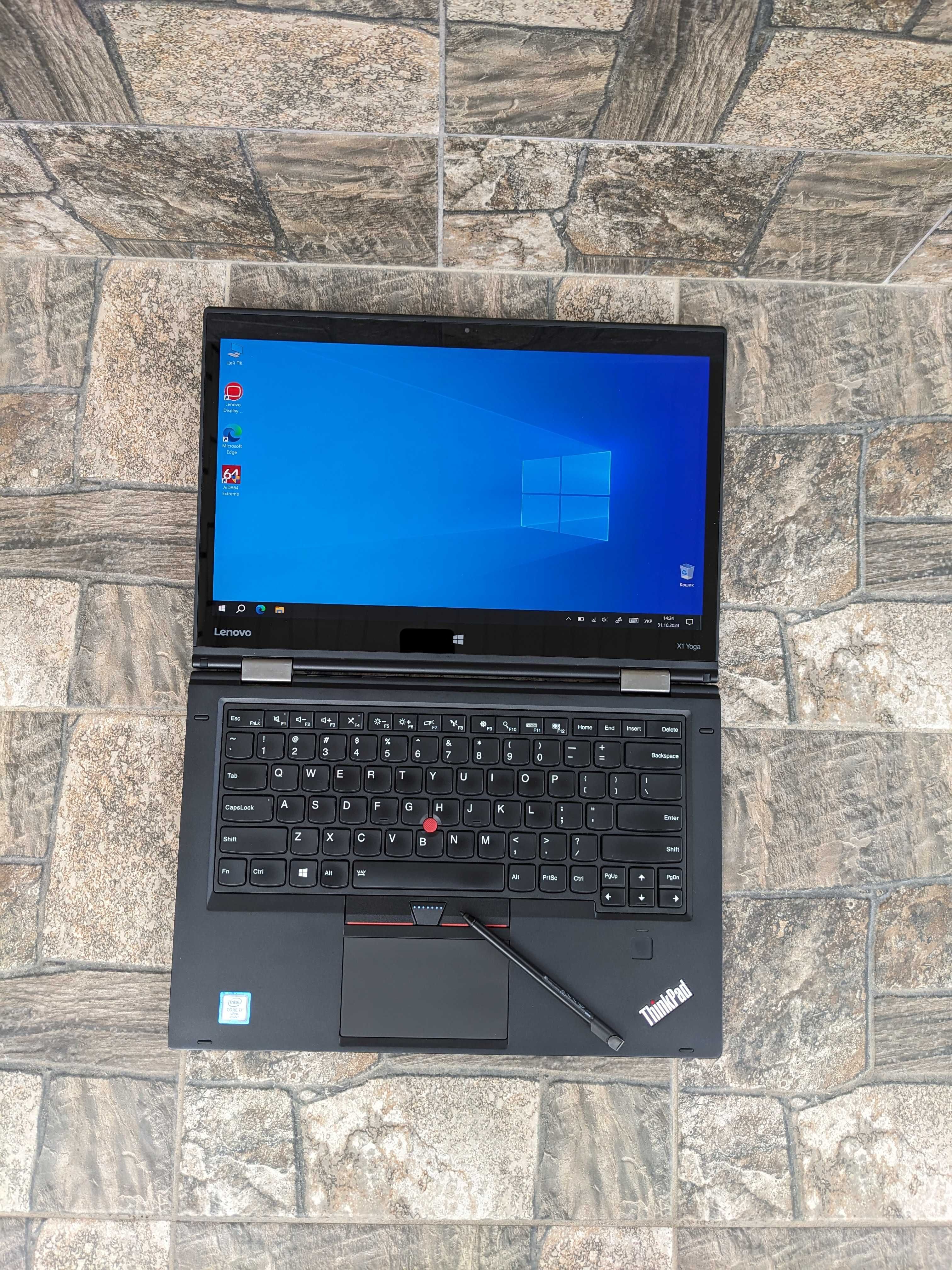 Сенсорний ThinkPad X1 Yoga i7-6600U/16GB/SSD 128GB/2K/Touchscreen
