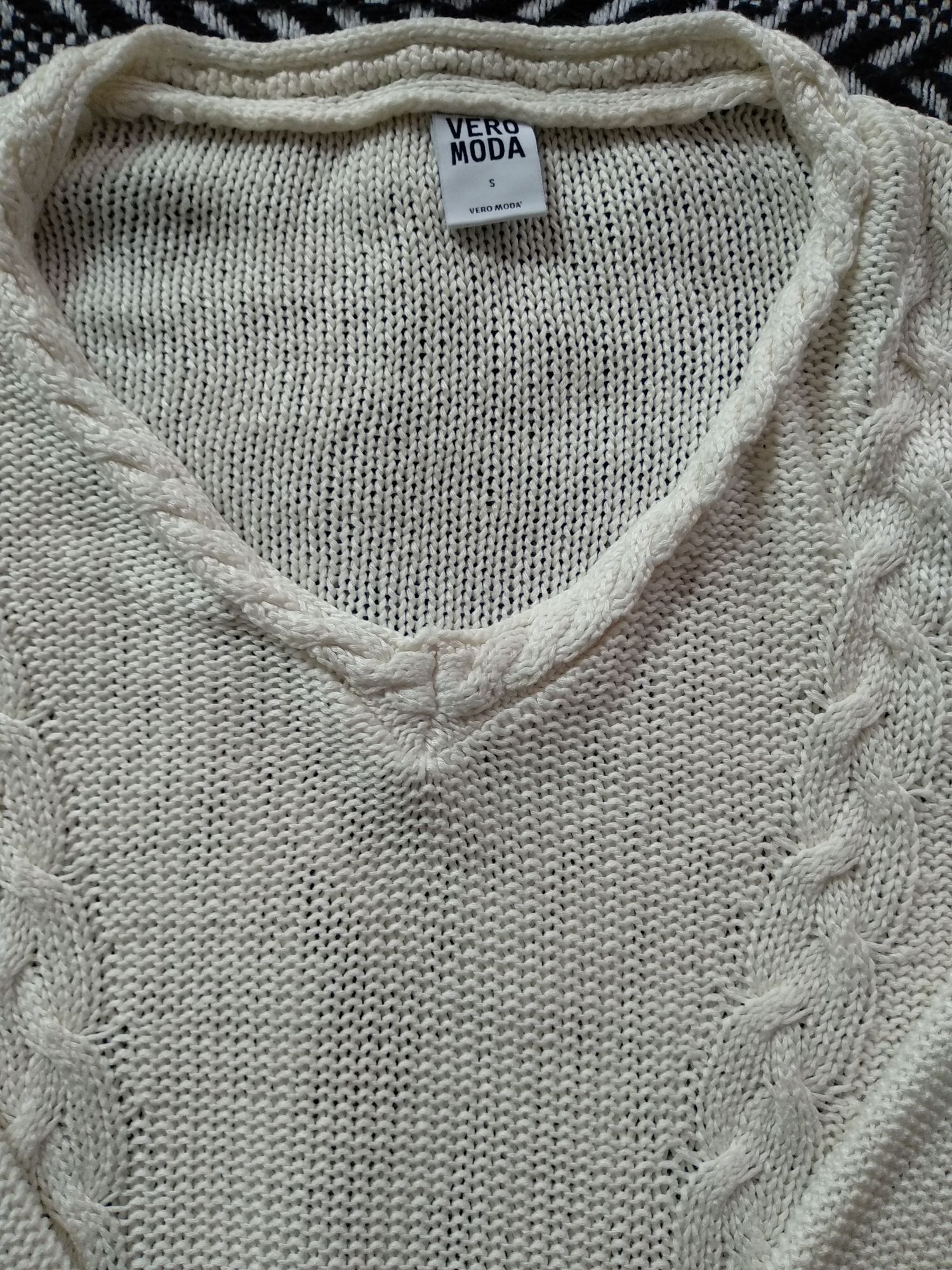 Sweter ecru, Vero moda, S