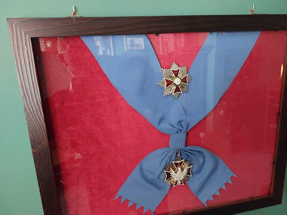 Gablota na odznaczenia, medale itp. 55cmx45cm.