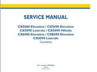 Instrukcja Napraw New Holland CX 5080, CX 5090,  CX 6080,  CX 6090  PL