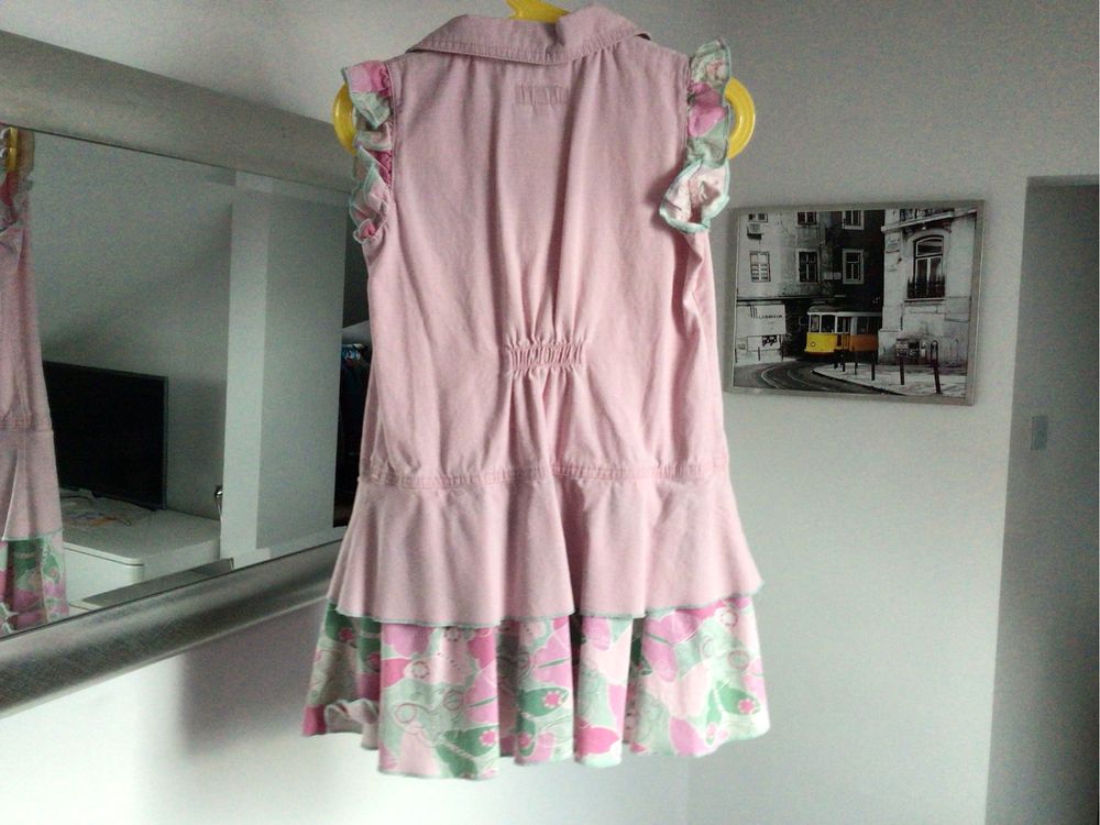 Sukieneczka letnia dla dziewczynki rozmiar 116