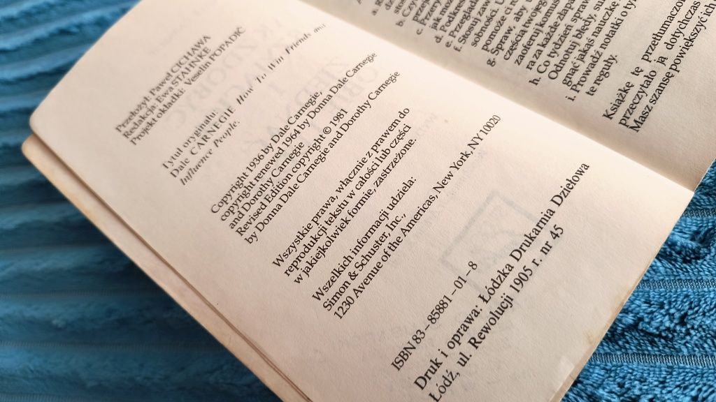 Jak zdobyć przyjaciół i zjednać sobie ludzi Dale Carnegie