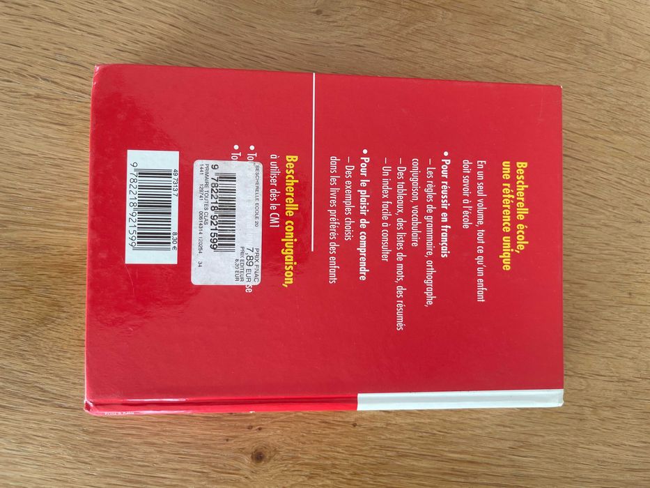 Livro escolar BESCHERELLE école 
Éditions Hatier
Preço 3€