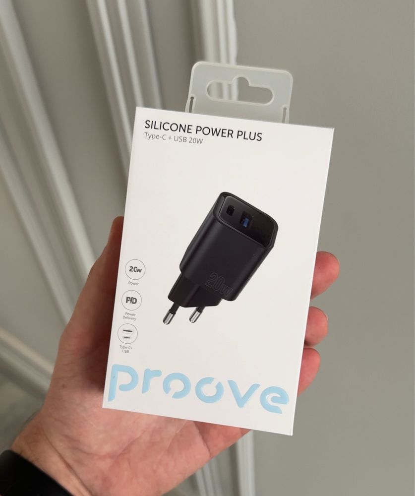 Proove Silicone Power Plus 20W (Type-C + USB)