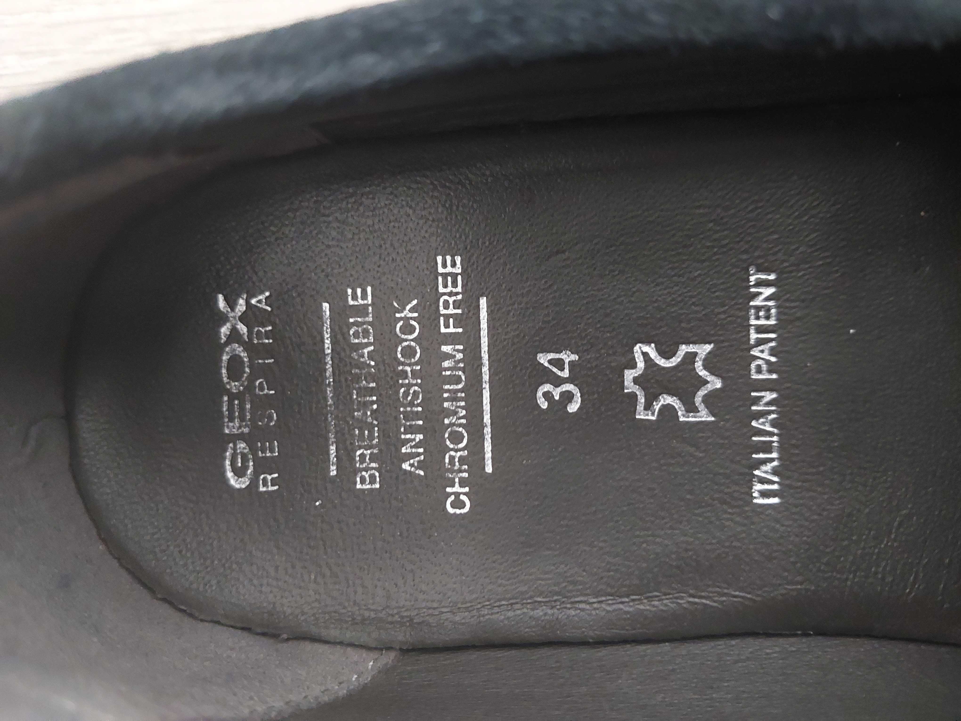 Buty chłopięce mokasyny Geox nr 34