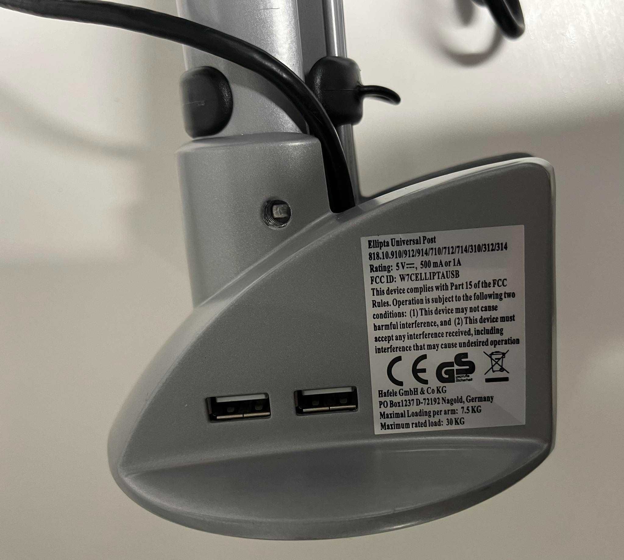 Uchwyt do monitora Hafele Ellipta Universal Post