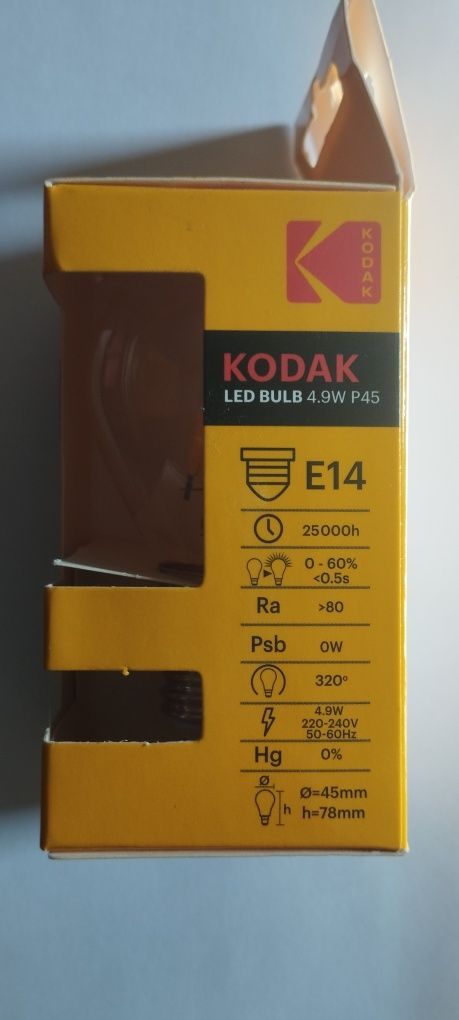 Kodak LED Filament E14 zamiennik 40W Tradycyjnej Żarówki