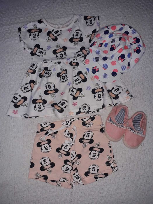 Ubranka dla dziewczynki Disney Minnie roz.3-6 mieś