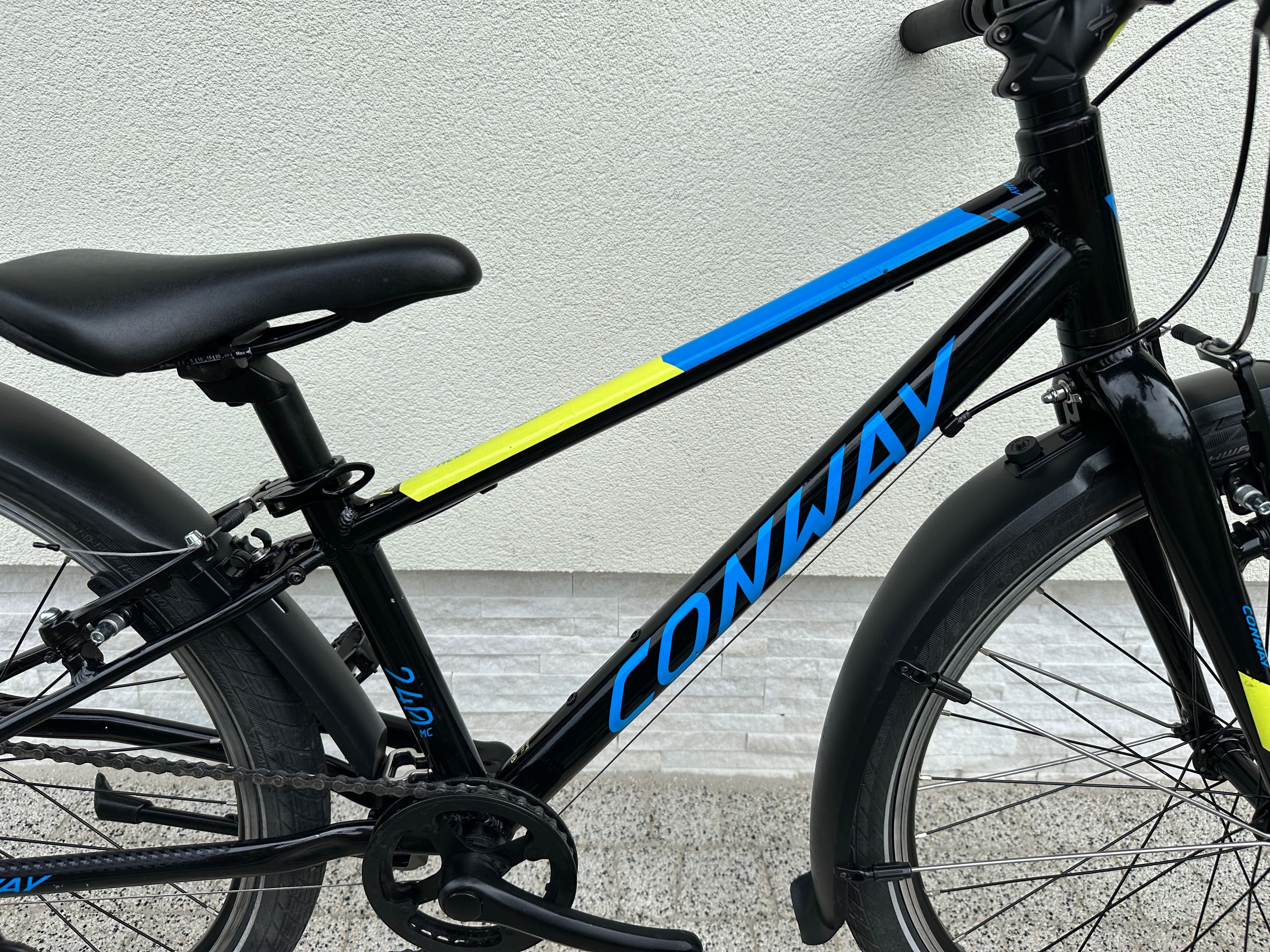 Rower CONWAY - koła 24, lekki aluminiowy, Shimano