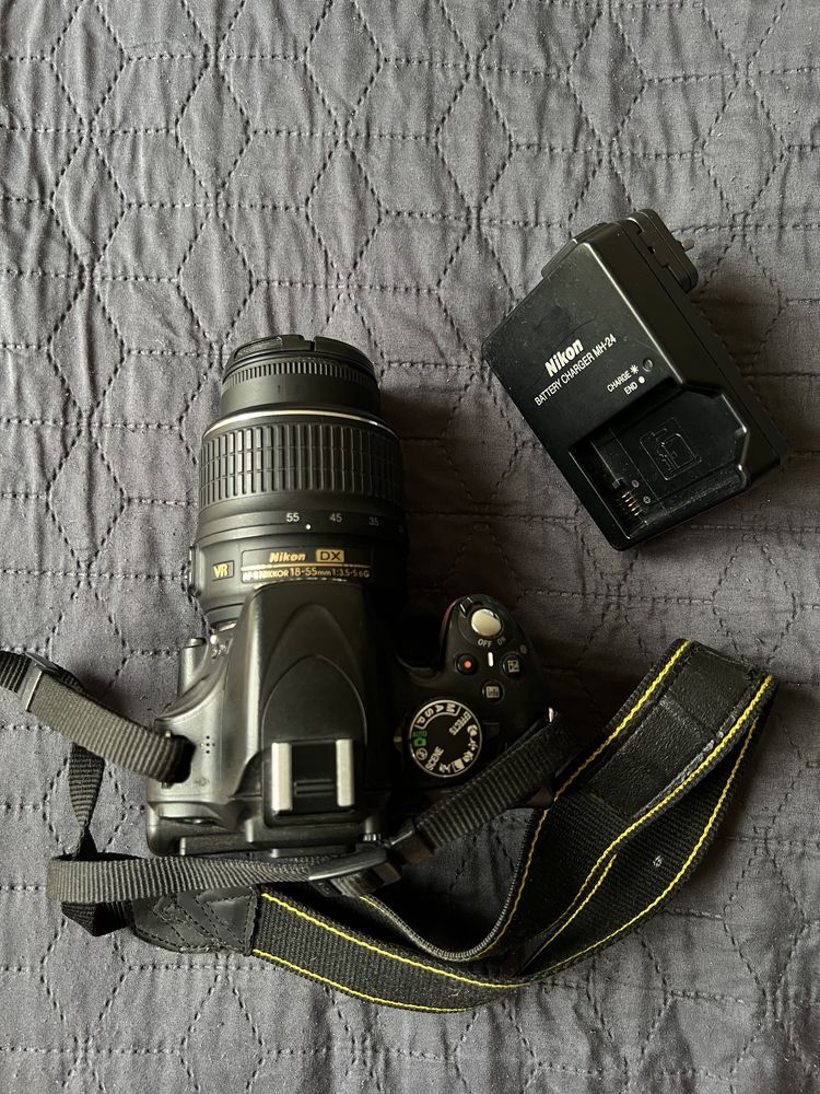 Nikon D5100 + obiektyw 18-55mm AF-S DX NIKKOR | Stan idealny!