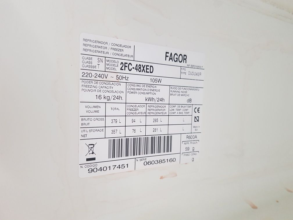 Peças para frigoríficos