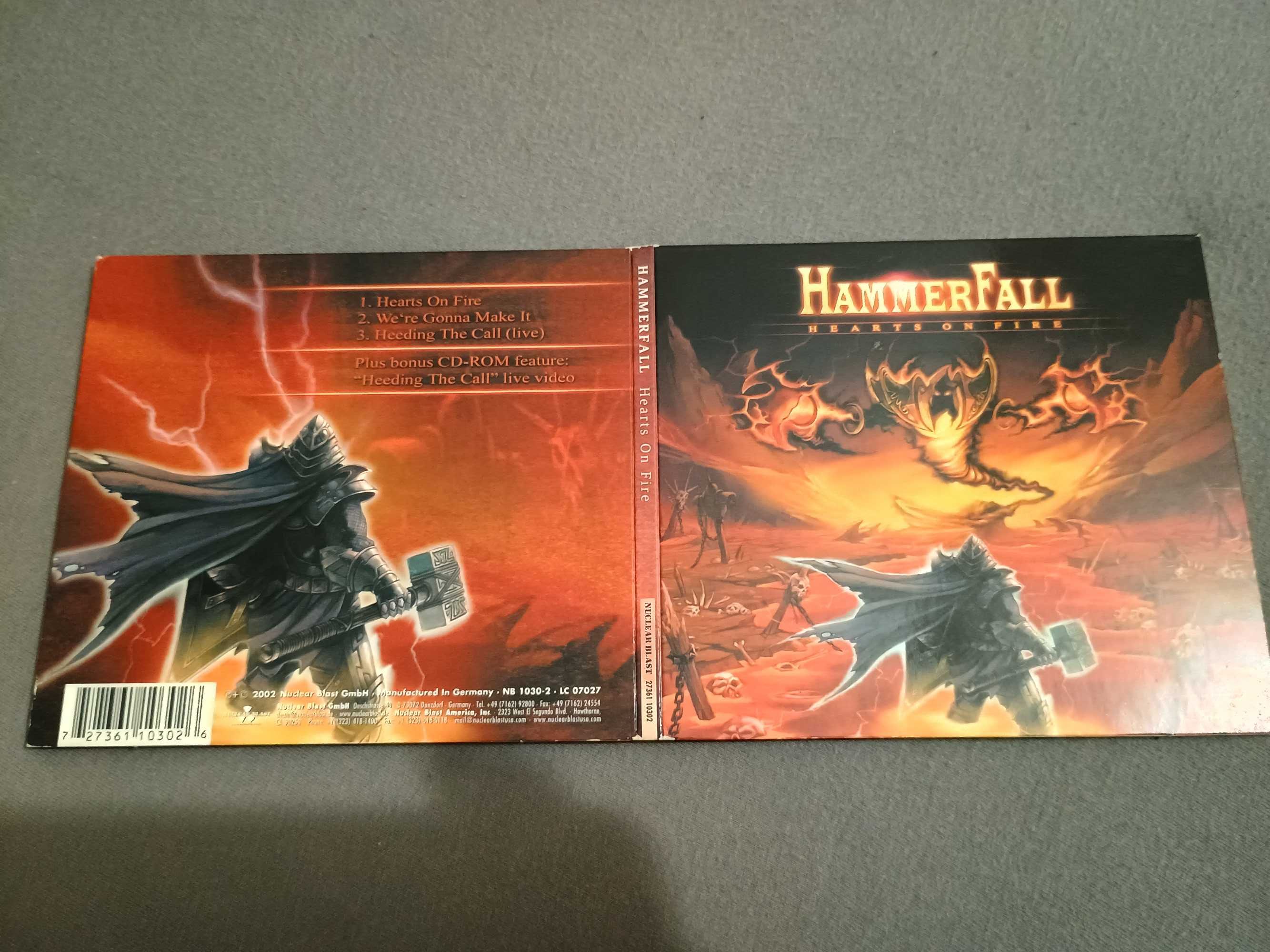 Płyta CD Hammerfall - Hearts on fire