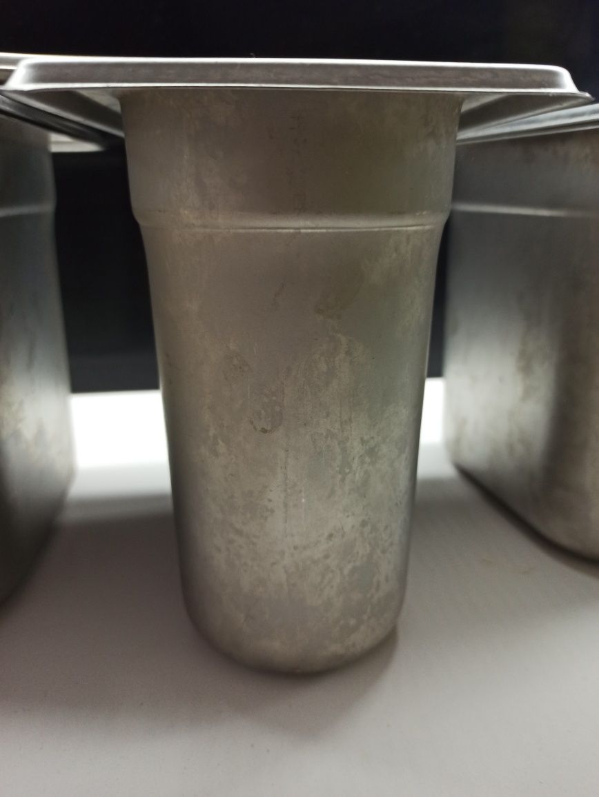 3 Cubas inox cozinha profissional