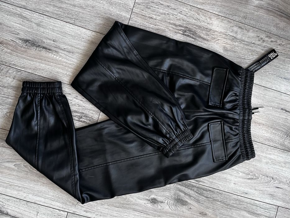 Skórzane spodnie baggy new yorker XS