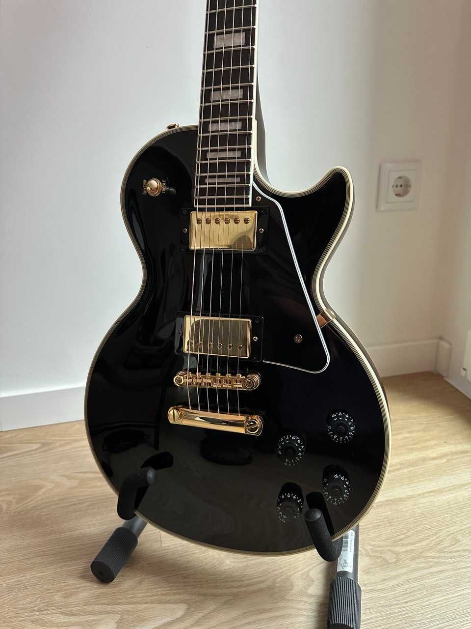 Epiphone Les Paul Custom Ebony (580 Euro até 31/08)