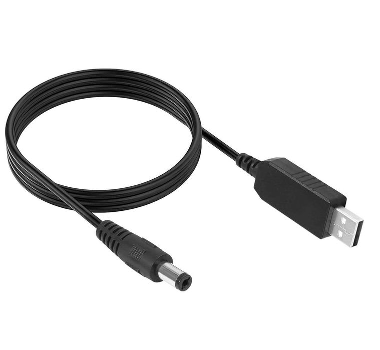 Кабель для роутера USB 12V живлення від повербанку \ WiFi без світла