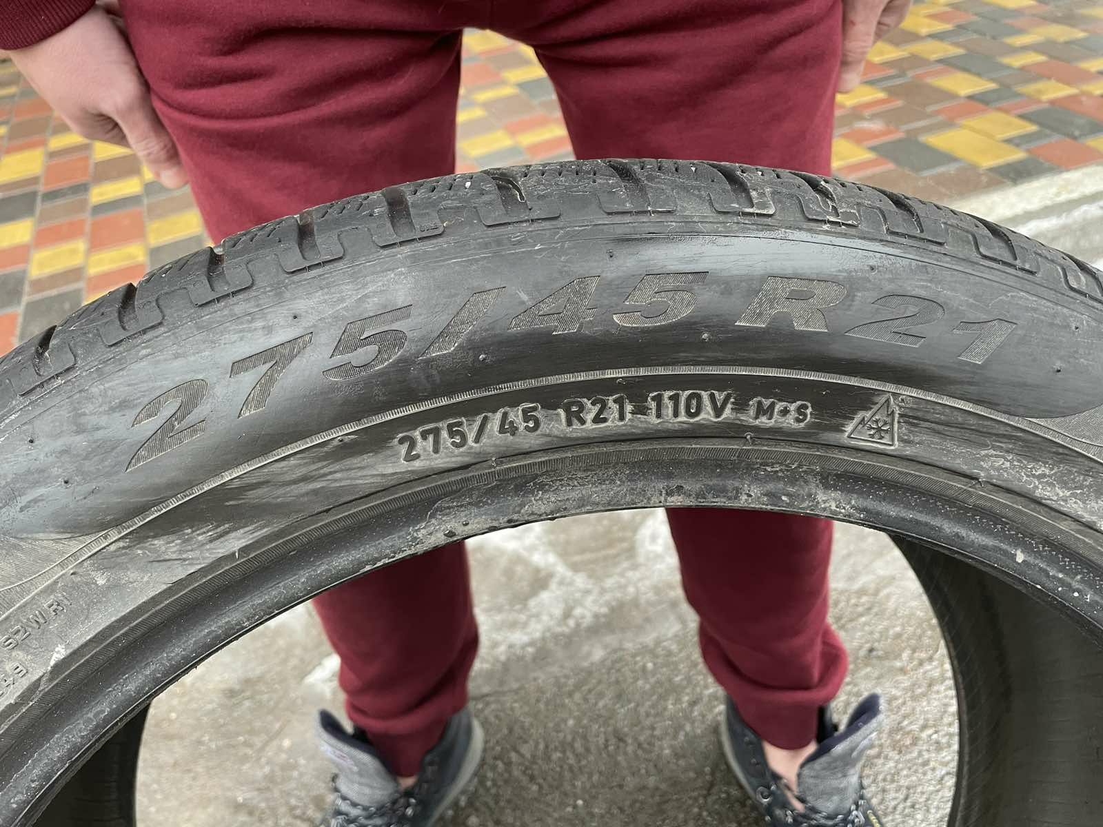 275/45 R21 Pirelli Scorpion Winter M+S 5мм