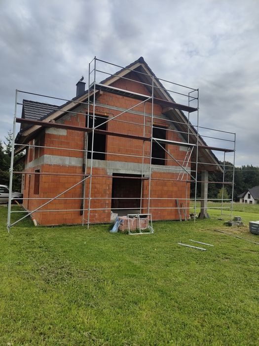 Wynajmę rusztowanie elewacyjne/koparkę