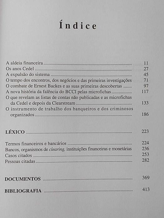 Revelações sobre o mundo financeiro - Denis Robert e Ernest Backes