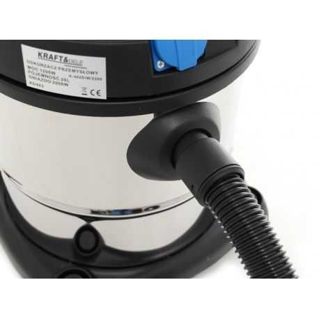 Odkurzacz przemysłowy budowlany pyłu gruzu 20L 1200W sucho/mokro