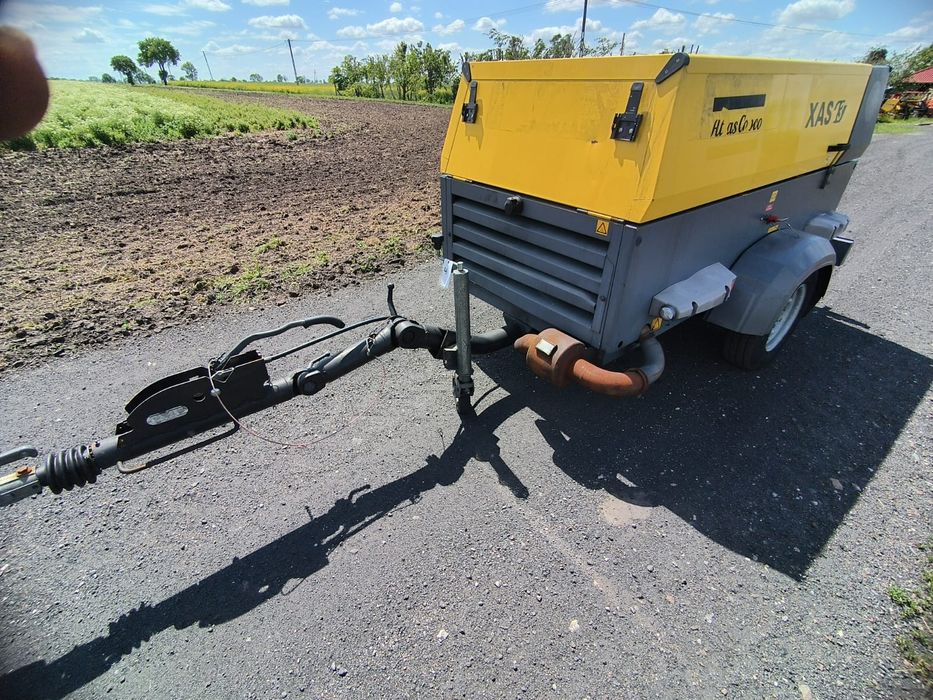 Kompresor Atlascopco 8000Litrów/M piaskarka komplet dostawa szkolenie