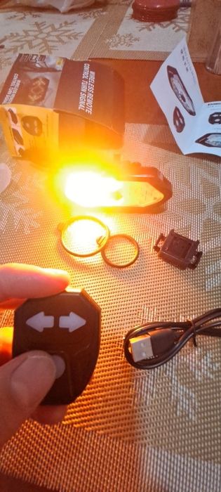 Беспроводные сигналы поворота задний фонарь велосипед