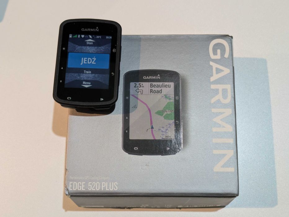 Nawigacja rowerowa GARMIN Edge 520 Plus licznik komputer