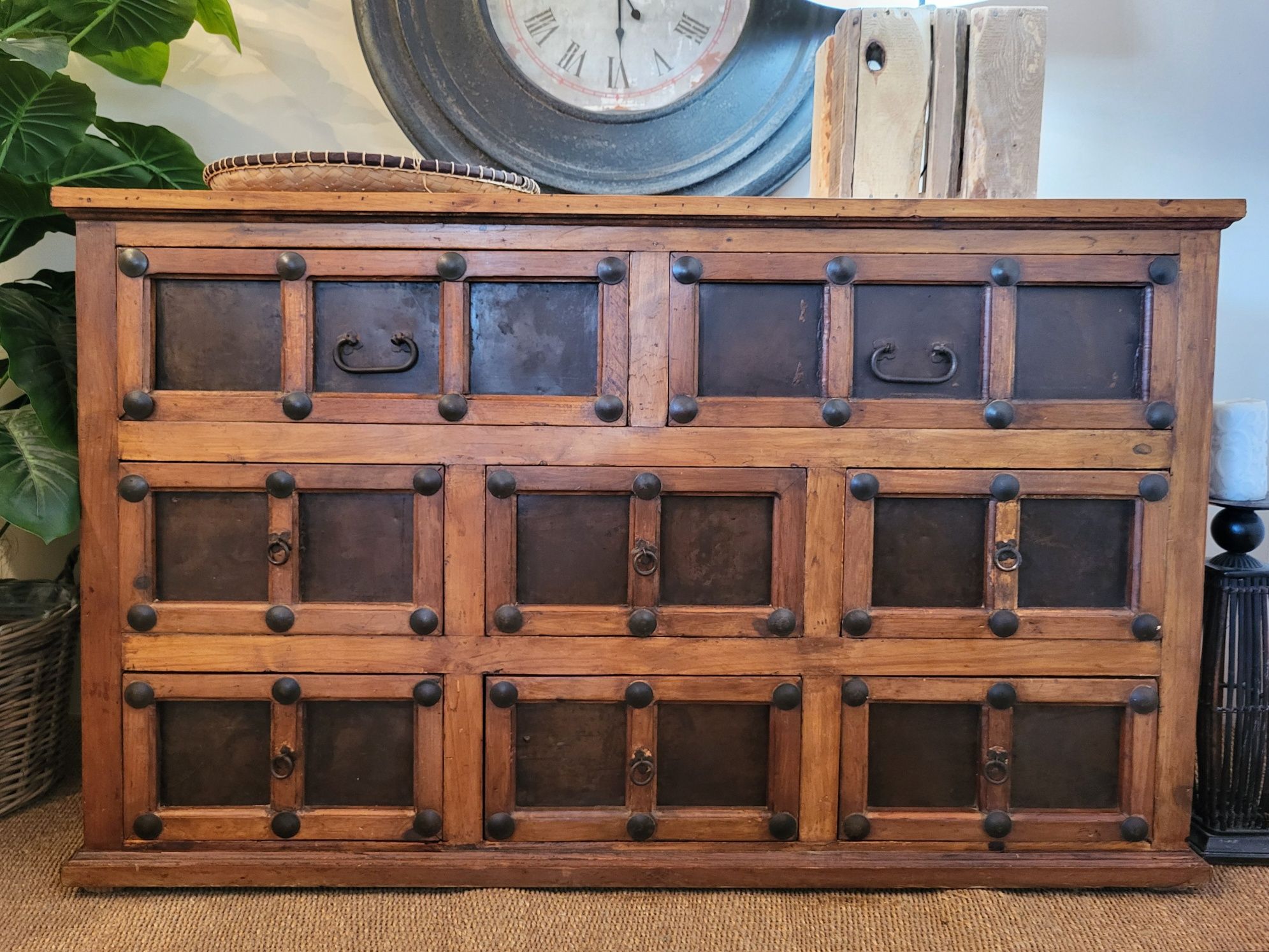 aparador, consola,  comoda, mexicano,  industrial, rustico